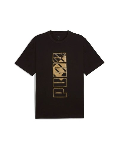 Miesten T-paita Puma Maximal Metallic Relaxed Tee Musta