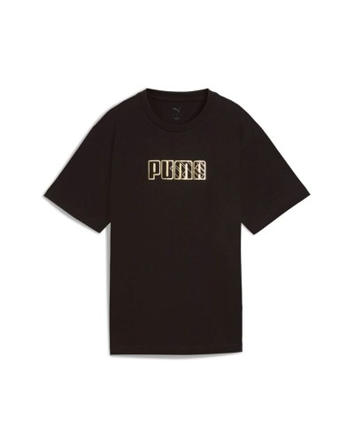 Damen Kurzarm-T-Shirt Puma Maximal Metallic Relaxed