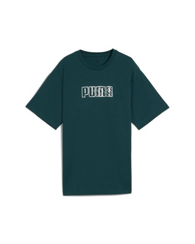 T-shirt med kortärm Dam Puma Maximal Metallic Relaxed