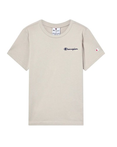 Maglia a Maniche Corte per Bambini Champion Icons Contrast Beige