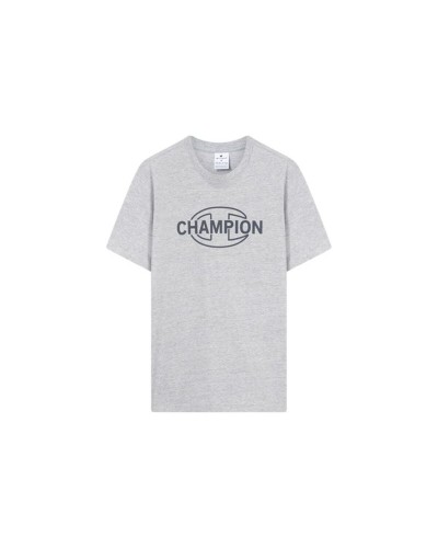 Heren-T-Shirt met Korte Mouwen Champion Graphic Shop Lichtgrijs