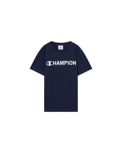 Barn T-shirt med kortärm Champion Graphic Shop Marinblå