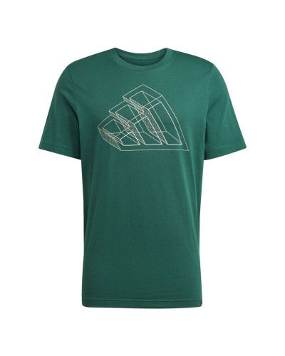 Miesten T-paita Adidas Fill Tummanvihreä