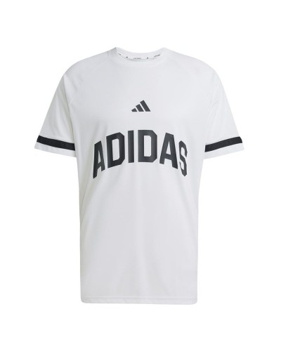 Herren Kurzarm-T-Shirt Adidas Us Sport Weiß