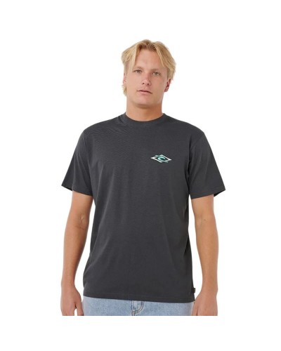 Men’s Short Sleeve T-Shirt Rip Curl Legacy Tee Black