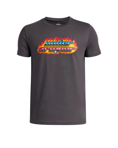 Barn T-shirt med kortärm Under Armour Flame Wm Ss Grå