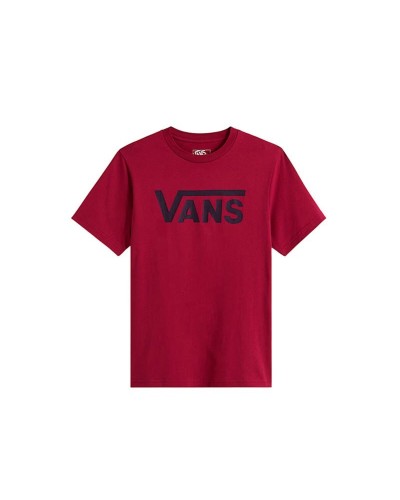 T-Shirt met Korte Mouwen voor kinderen Vans Classic Bordeaux Kastanjebruin Donkerrood