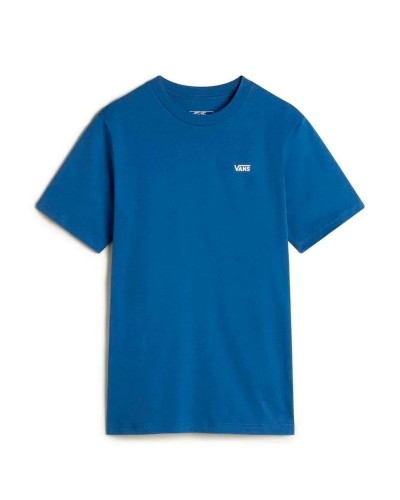 Maglia a Maniche Corte per Bambini Vans Left Chest True Azzurro Blu Marino