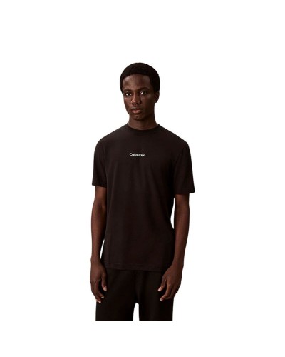 Herren Kurzarm-T-Shirt Calvin Klein Schwarz