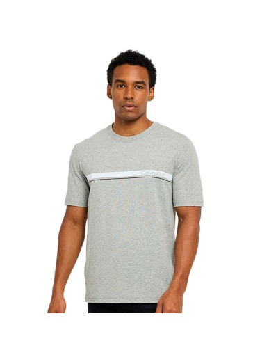 T-shirt à manches courtes homme Calvin Klein Gris clair