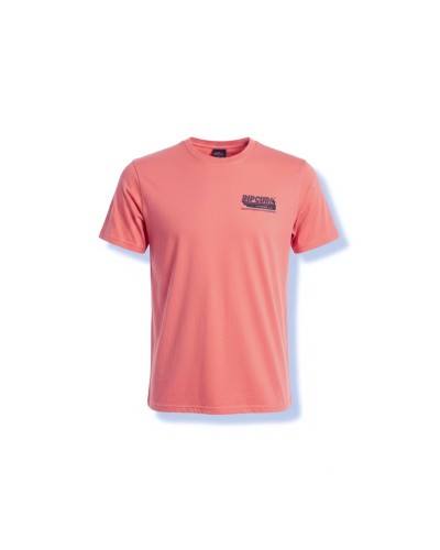 Heren-T-Shirt met Korte Mouwen Rip Curl Sportline FB Roze