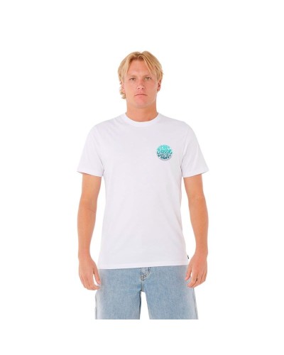 T-shirt med kortärm Herr Rip Curl Passage Tee Vit