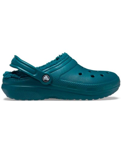 Holzschuhe Crocs Classic Lined Clog Blau Erwachsene