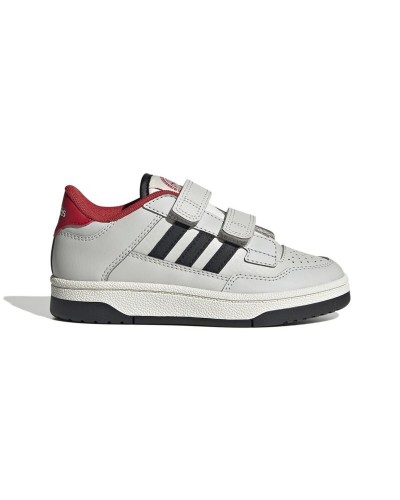 Sportschoenen voor Kinderen Adidas Rapid Court Cf Lichtgrijs