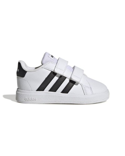 Badskor för småbarn Adidas Grand Court 2.0 Vit