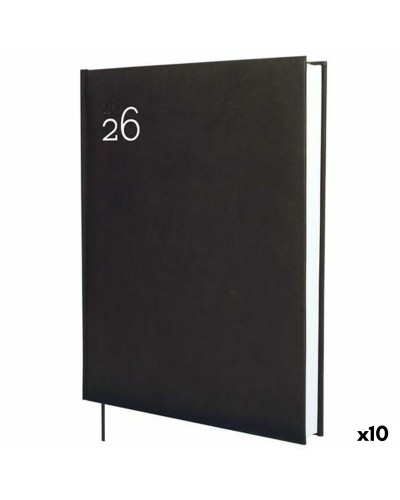 Agenda Finocam DYNAMIC MILANO Noir 21 x 27 cm 2026 (10 Unités)