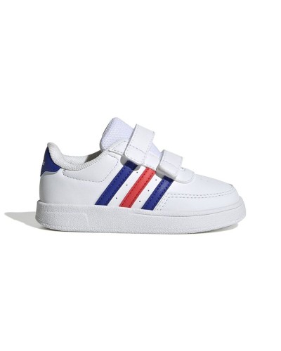 Zapatillas Deportivas Infantiles Adidas Breaknet Lifestile Court Lace Strap Blanco
