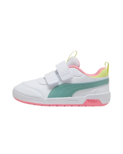 Chaussures de Sport pour Enfants Puma Multiflex 2 Blanc