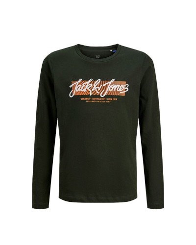 Lasten pitkähihainen T-paita Jack & Jones Jjurban Ls Crew Neck Musta