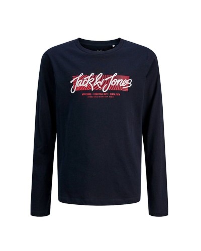 Children’s Long Sleeve T-shirt Jack & Jones Jjurban Ls Crew Neck Sky Navy Blue