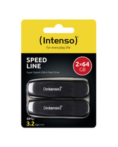 USB Pendrive INTENSO 3533494 Schwarz 64 GB (2 Stück)