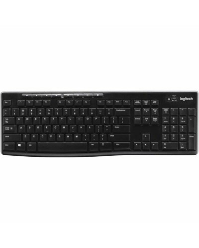 Drahtlose Tastatur Logitech Französisch Schwarz AZERTY