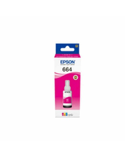 Cartouche d'encre originale Epson 664 Ecotank Magenta ink bottle (70ml) Gris Magenta
