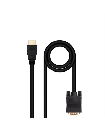 HDMI to VGA Adapter NANOCABLE 10.15.4348 Black 1,8 m