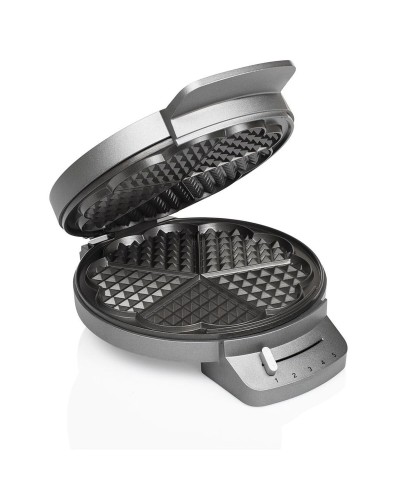 Wafelmaker Princess Princess 132380 1200 W Zwart Zilverkleurig Staal