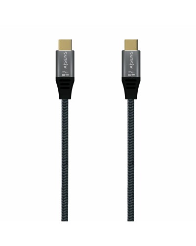 Kabel USB C Aisens A107-0634 2 m Grå