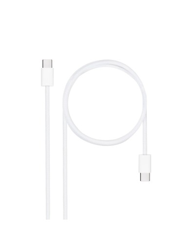 USB-C-Kaapeli NANOCABLE 10.01.6002-CO Valkoinen 2 m