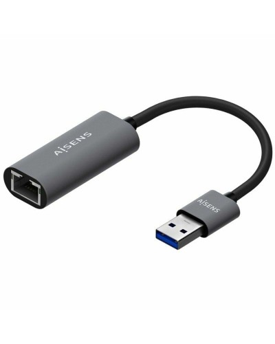 Adaptador USB a Ethernet Aisens A106-0708 Gris