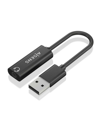 USB-Kabel Aisens A106-0770 Schwarz