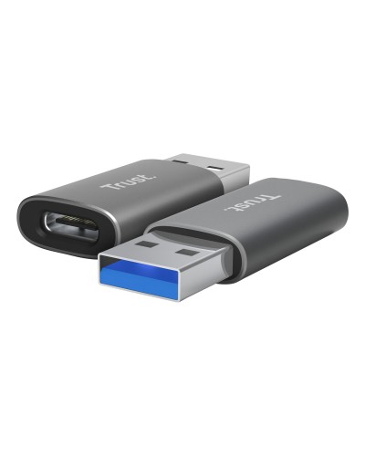Adattatore USB Trust 25573 Grigio (2 Unità)