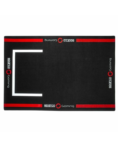 Tappetino da gaming Sparco S099101NRRS Rosso Nero/Rosso