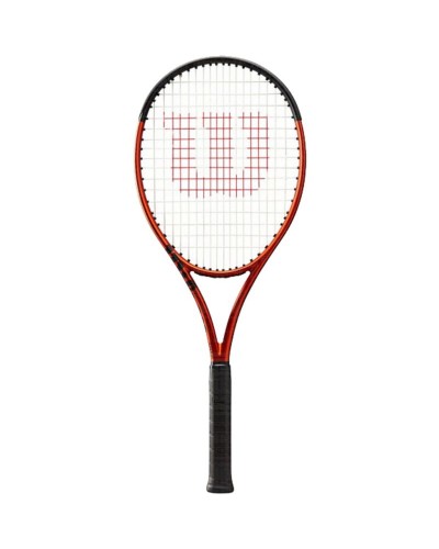 Raqueta de Tenis Wilson Burn 100Uls V5.0 Naranja Oscuro