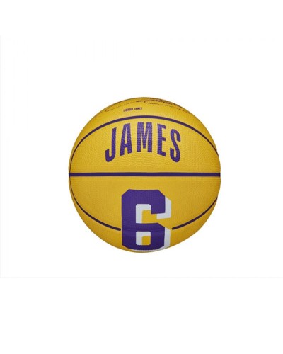 Basketball Ball Wilson Nba Player Icon Mini Lebron Purple (Size 3)