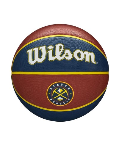 Basketbal Wilson NBA Team Tribute Den Blauw 7 Natuurlijk rubber