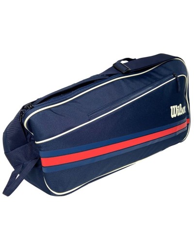 Etui à raquette Wilson 3Pk Team Racket Bag 2025 Bleu