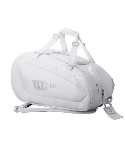 Racket tas Wilson Bela Super Tour Padel Wit