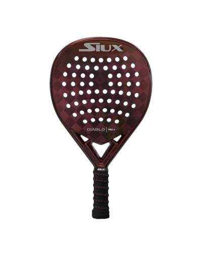 Raquette de Padel Siux Diablo Pro 4 Rouge foncé Carbone EVA