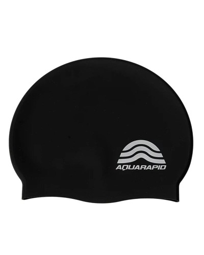 Cuffia da Nuoto Aquarapid Lhair Nero Silicone