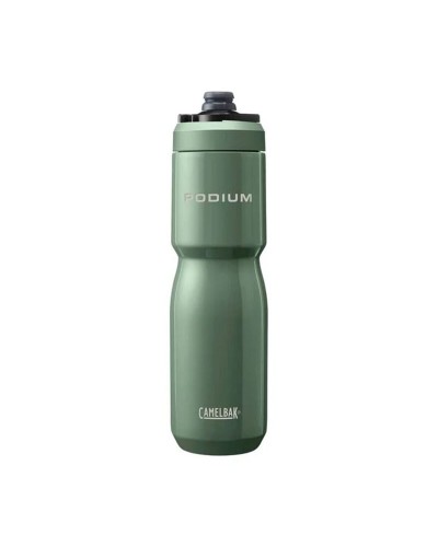 Vesipullo Camelbak Podium Insulated Tummanvihreä Ruostumaton teräs