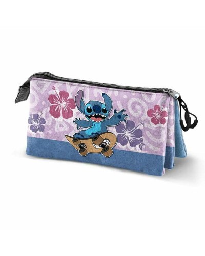 Trousse Fourre-Tout Triple Lilo & Stitch 23 x 8 x 11 cm