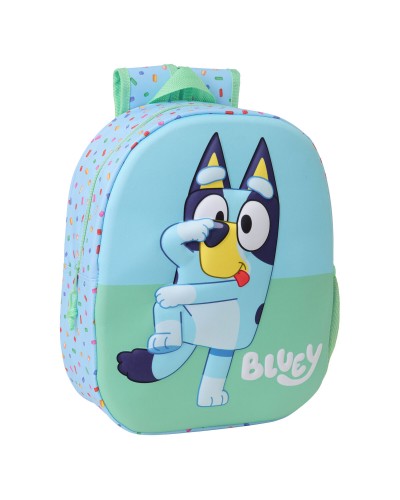 Schoolrugzak Bluey Blauw 27 x 33 x 10 cm