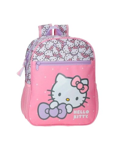 Mochila Escolar Hello Kitty My Favourite Bow Rosa