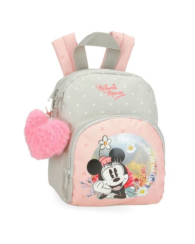 Skolryggsäck Disney Minnie Mouse Wild Nature Ljusgrön