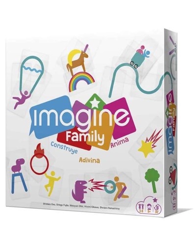 Skicklighetsspel Asmodee Imagine Family