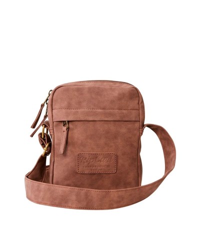 Bolso Bandolera Rip Curl Classic Leazard No Idea Pouch Marrón