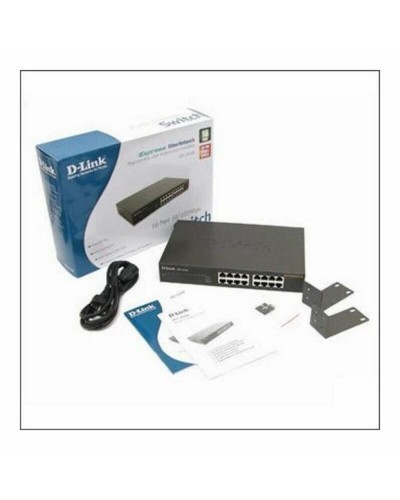 Switch D-Link DES-1016D 16 p 10 / 100 Mbps Schwarz